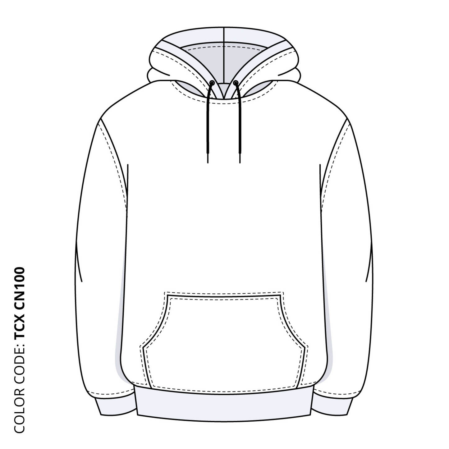 White Hoodie TCXCN100