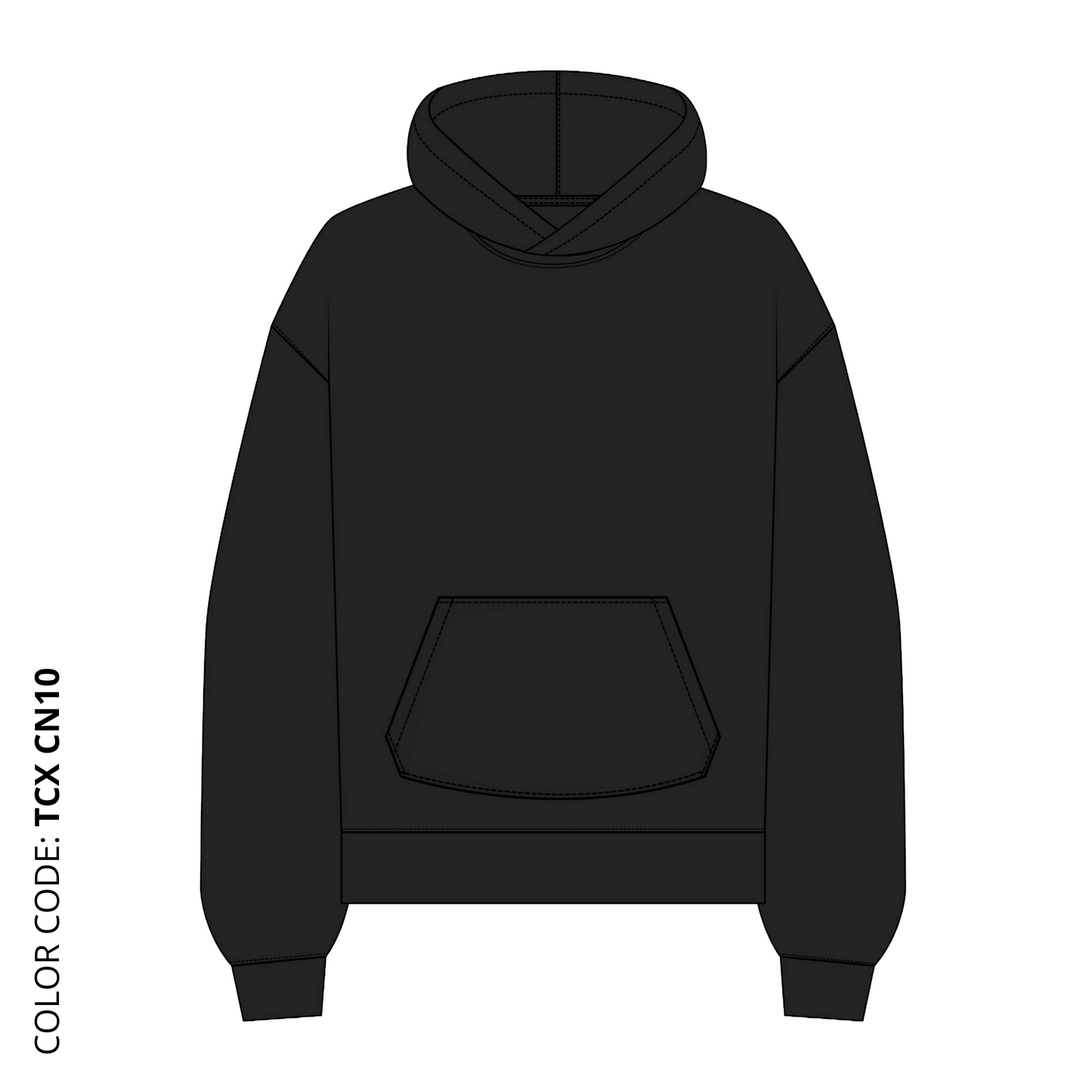 Black Hoodie TCXCN10