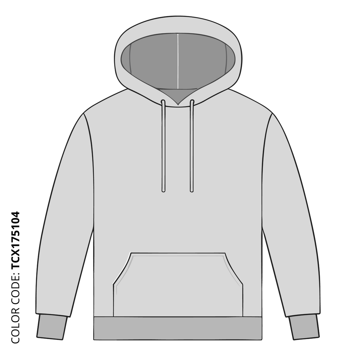Grey Hoodie TCX175104